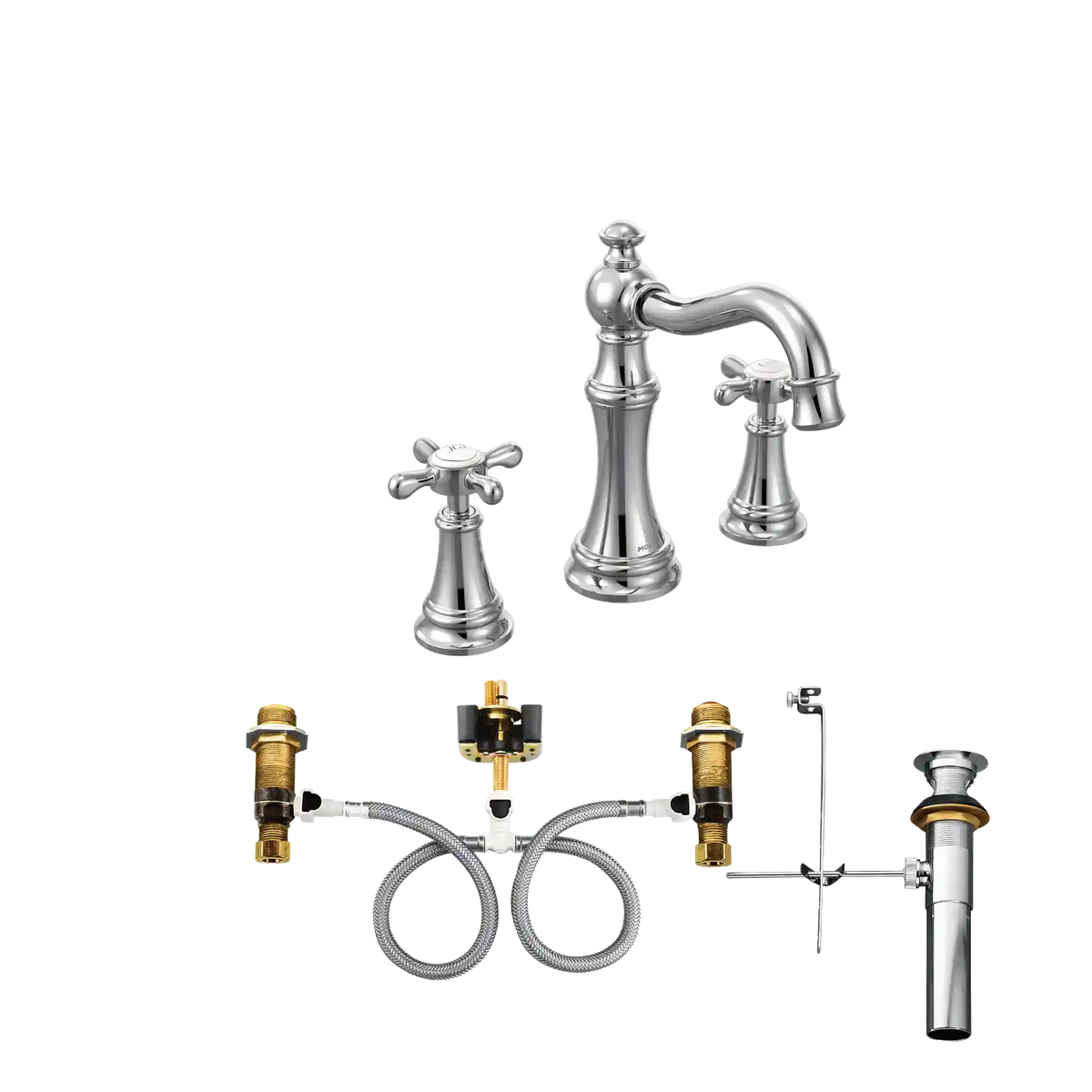 Weymouth Two-Handle High Arc Bathroom Faucet