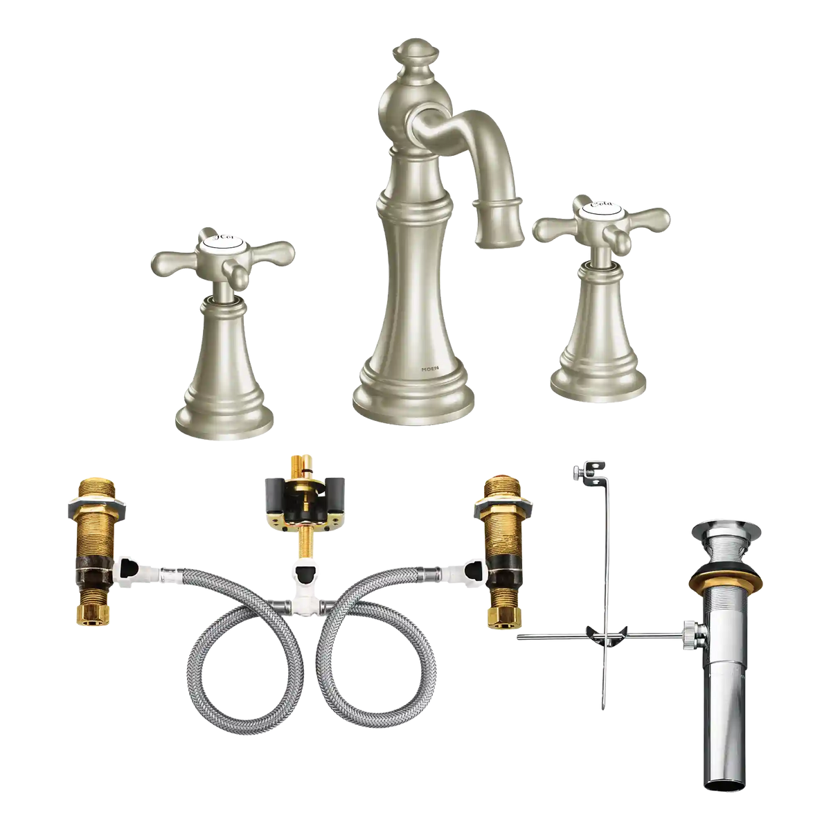 Weymouth Two-Handle High Arc Bathroom Faucet