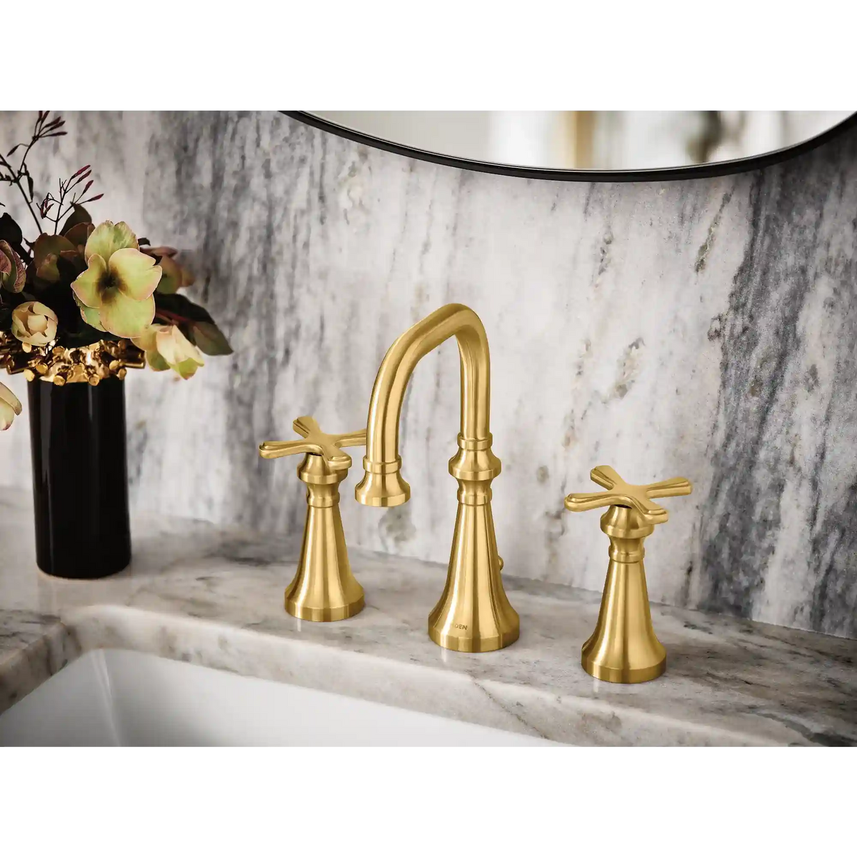 Colinet Two-Handle High Arc Bathroom Faucet