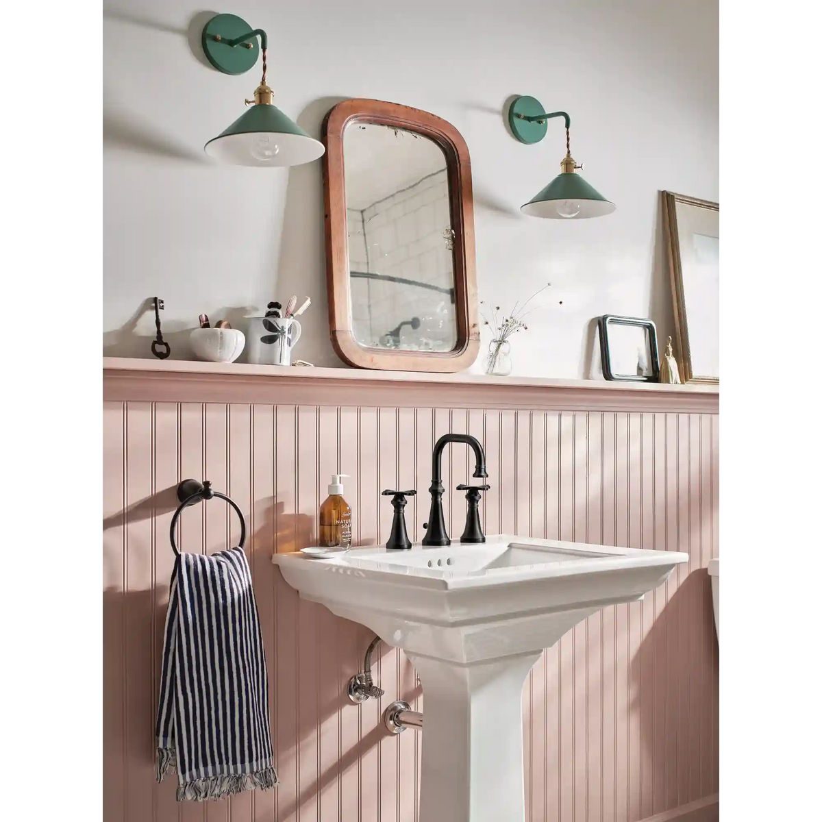 Colinet Two-Handle High Arc Bathroom Faucet