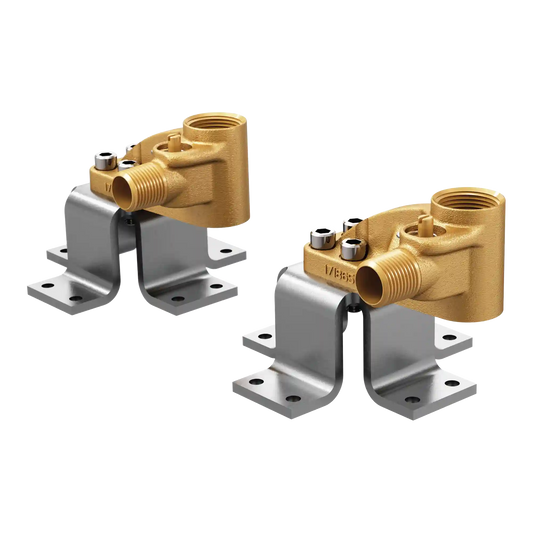 Moen Double Floor Mount Tub Filler Concrete Mounting System
