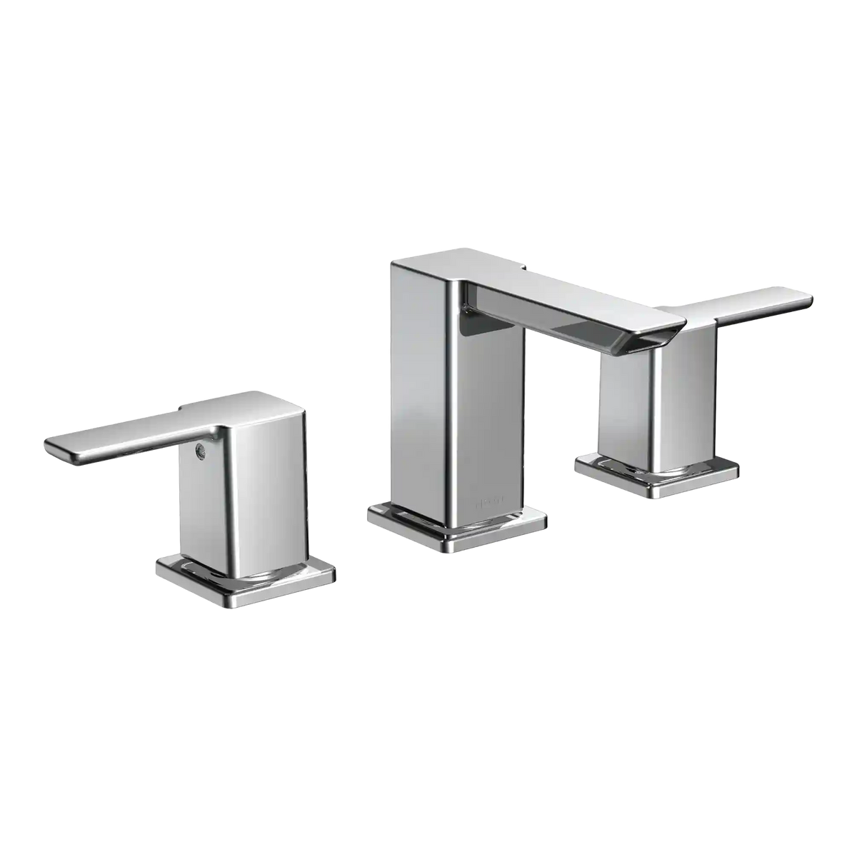 90 Degree Two-Handle Low Arc Bathroom Faucet