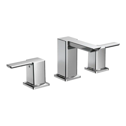 90 Degree Two-Handle Low Arc Bathroom Faucet