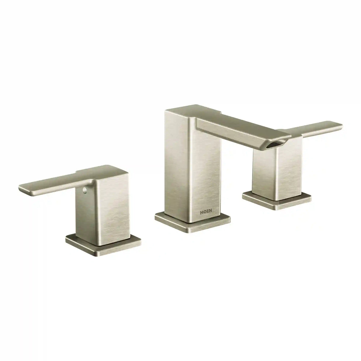 90 Degree Two-Handle Low Arc Bathroom Faucet