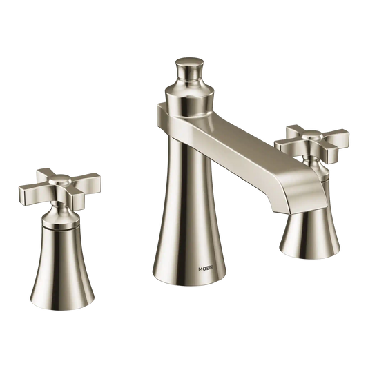 Flara Two-Handle High Arc Roman Tub Faucet