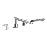 Arris Two-Handle Diverter Roman Tub Faucet Including Handheld Shower