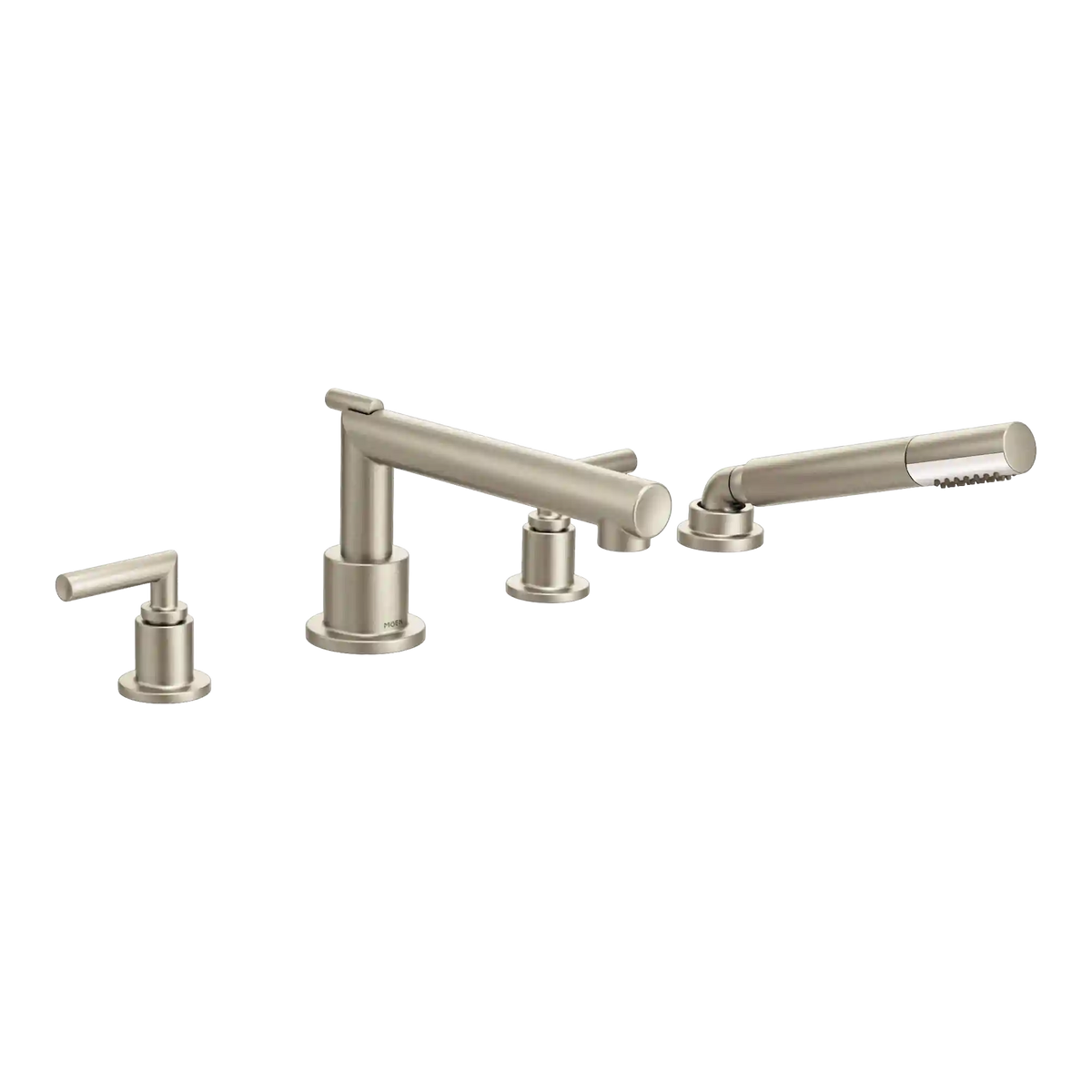 Arris Two-Handle Diverter Roman Tub Faucet Including Handheld Shower