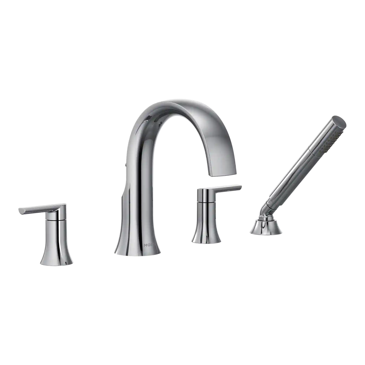 Doux Two-Handle Non-Diverter Roman Tub Faucet