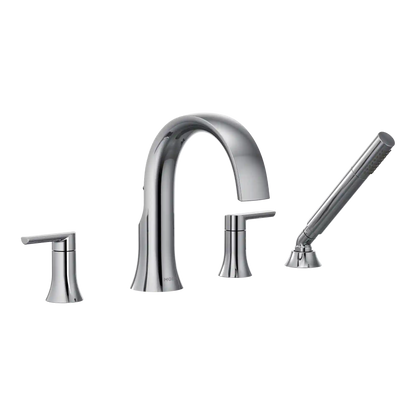 Doux Two-Handle Non-Diverter Roman Tub Faucet