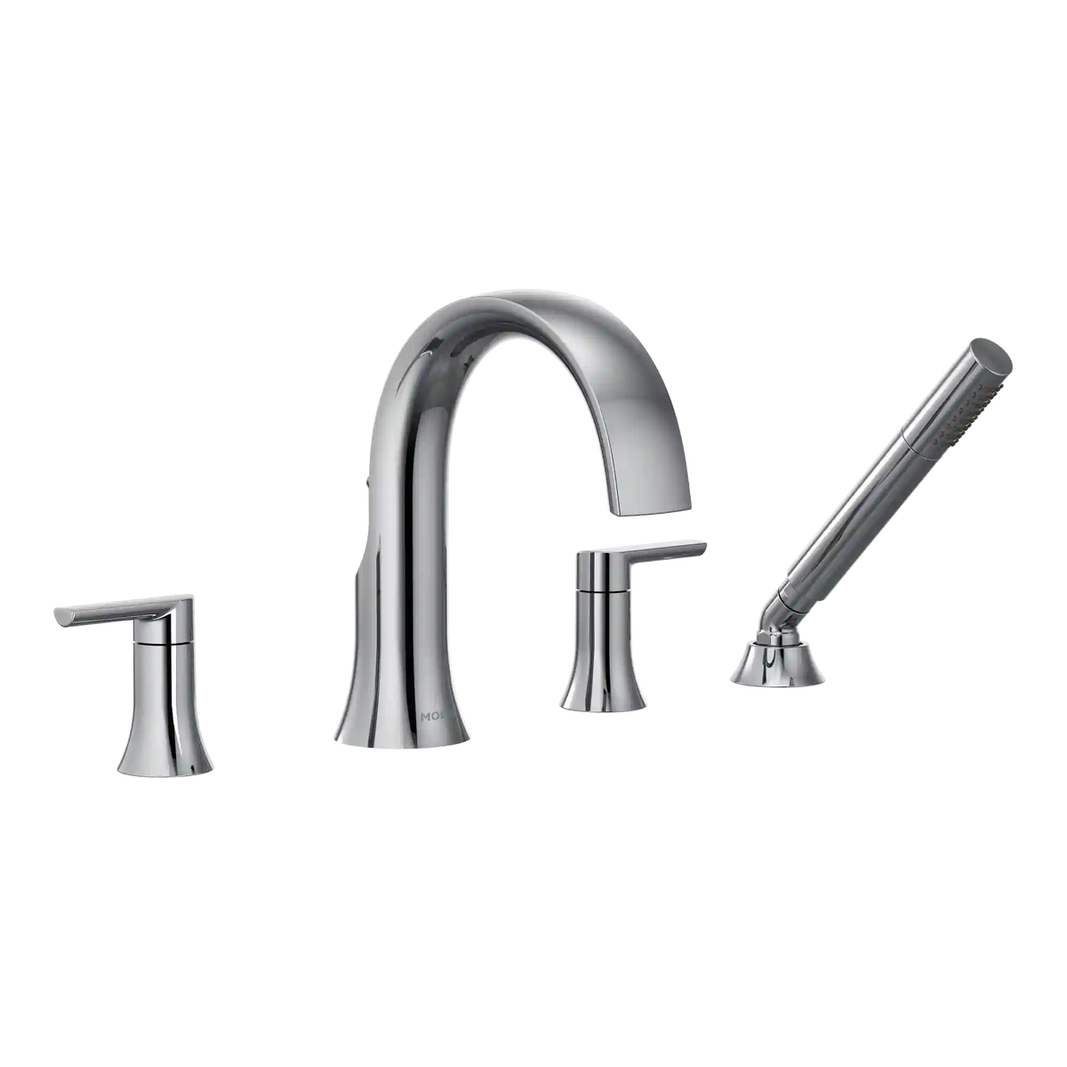 Doux Two-Handle Non-Diverter Roman Tub Faucet