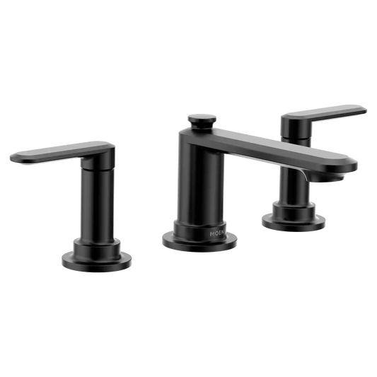 Greenfield Two-Handle Low Arc Bathroom Faucet