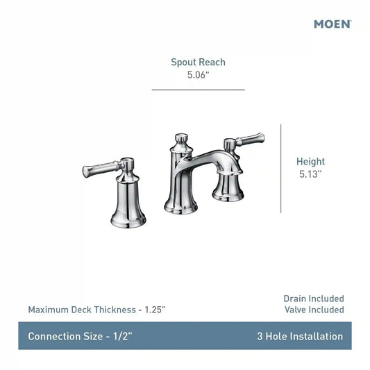Dartmoor Two-Handle High Arc Bathroom Faucet