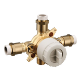 M-Core 4 Port 1/2" CPVC with CC/IPS Tub Outlet Connection Includes Stops
