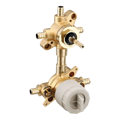 M-Core Transfer 1/2" Crimp Ring Pex Connection Includes Pressure Balancing Stops Volume Control