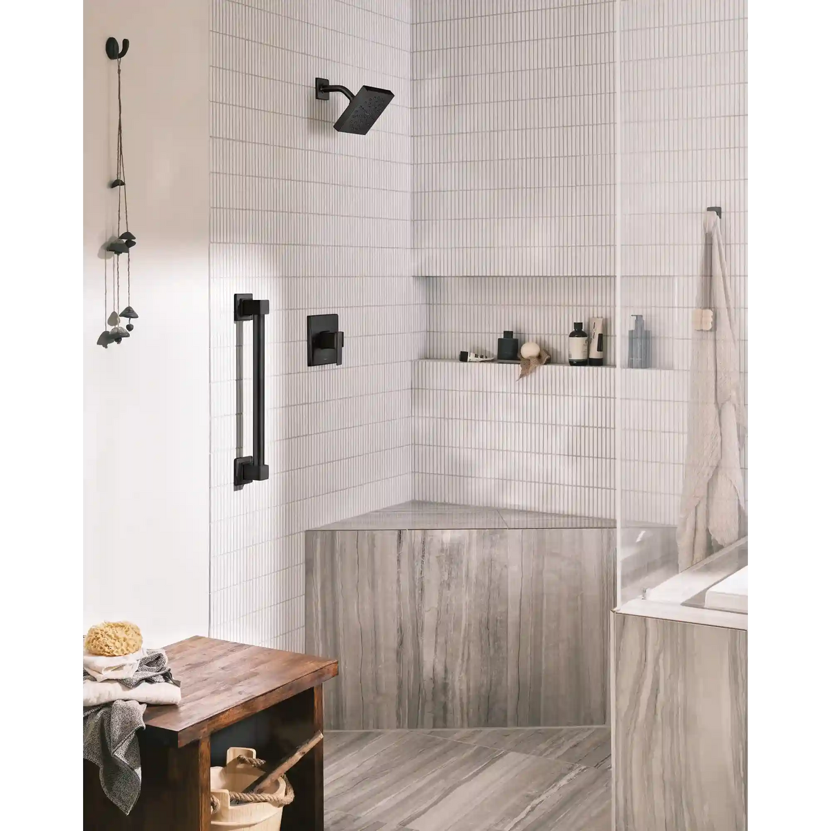 90 Degree 18" Designer Grab Bar