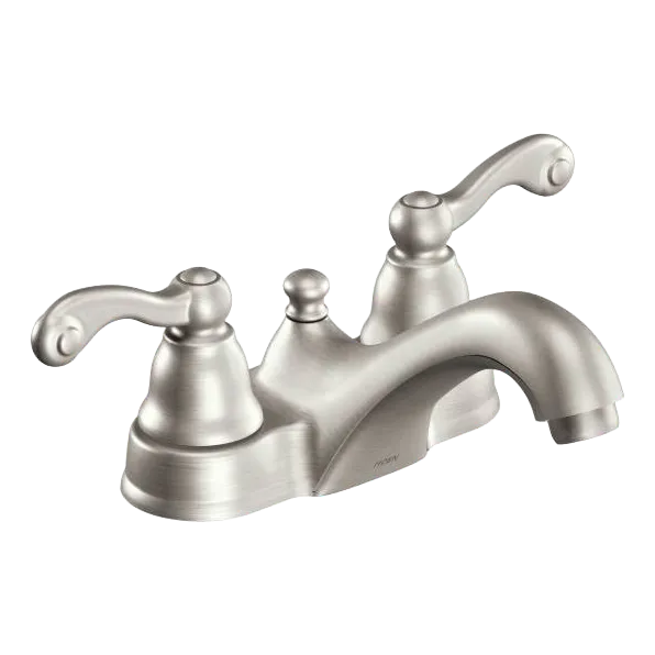 Traditional Two-Handle Low Arc Bathroom Faucet