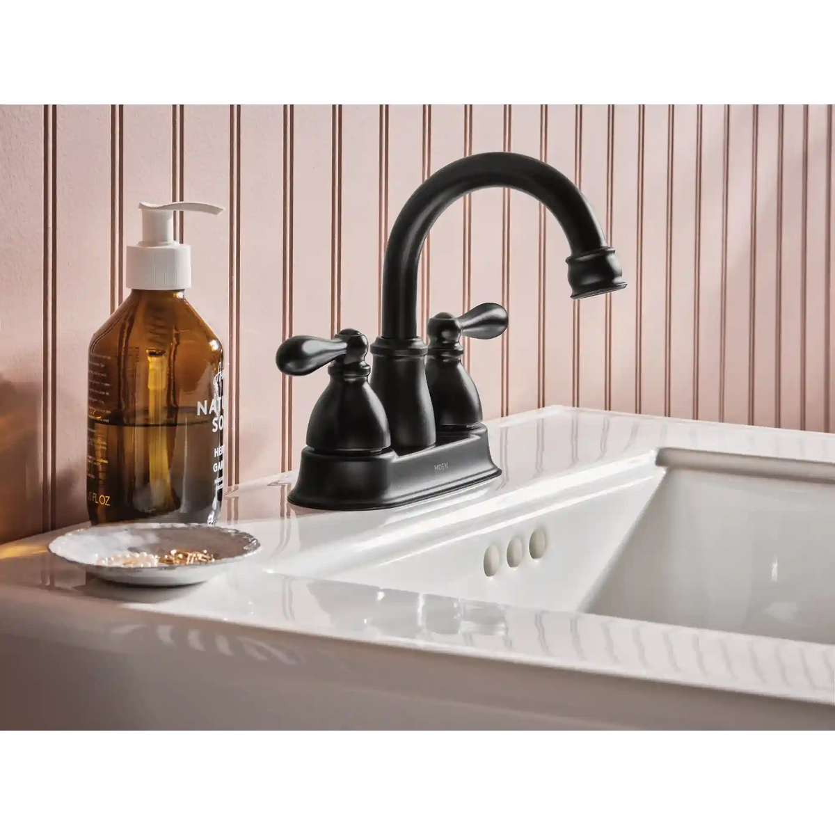 Caldwell Two-Handle High Arc Bathroom Faucet