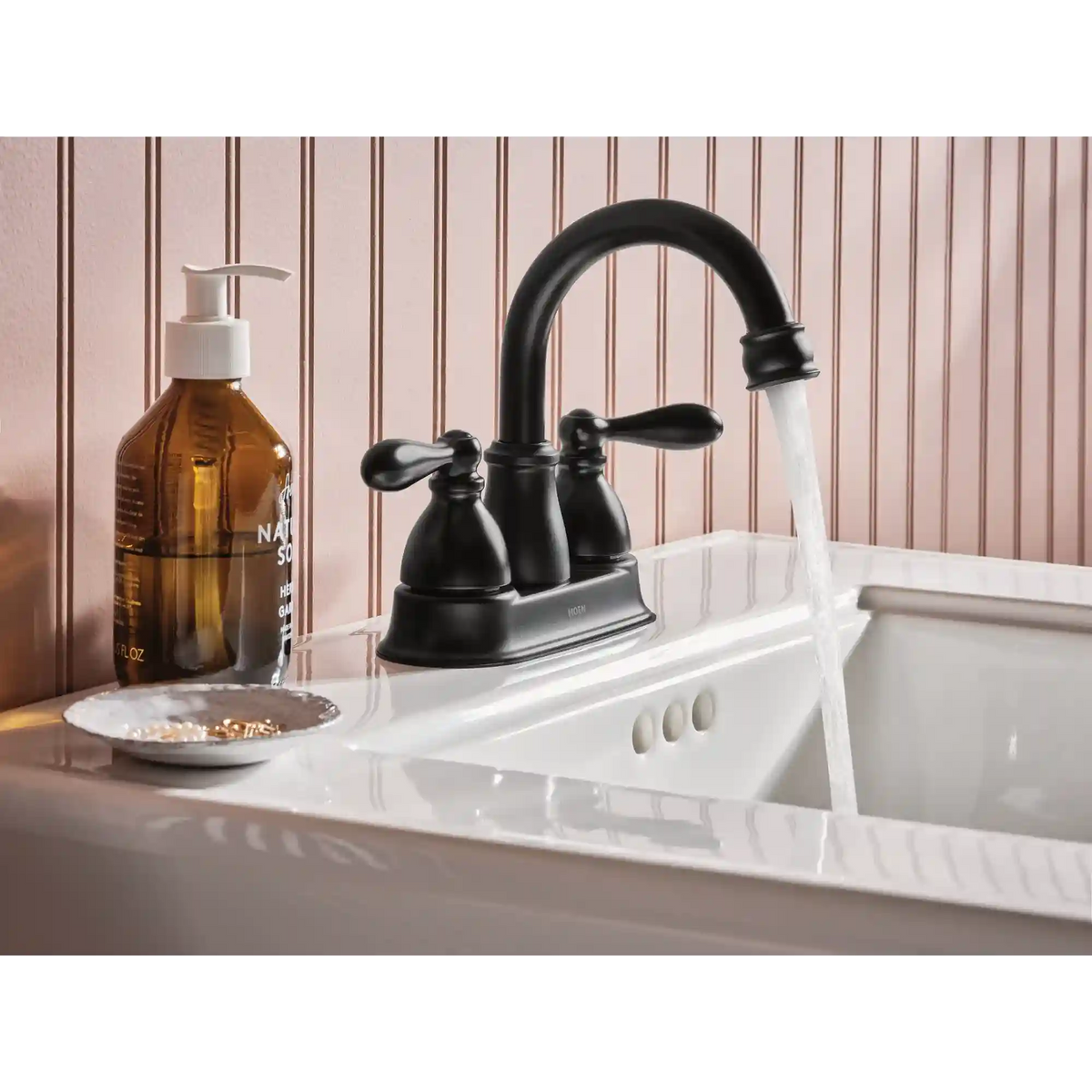 Caldwell Two-Handle High Arc Bathroom Faucet