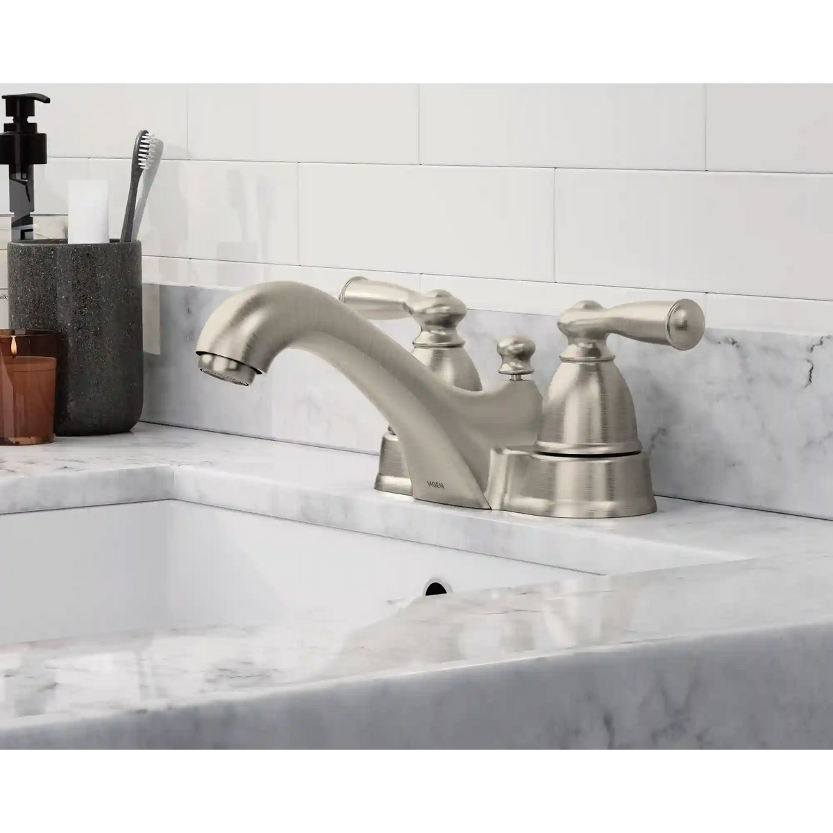 Banbury Two-Handle Low Arc Bathroom Faucet