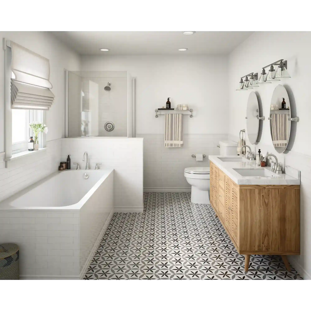 Banbury Two-Handle High Arc Bathroom Faucet