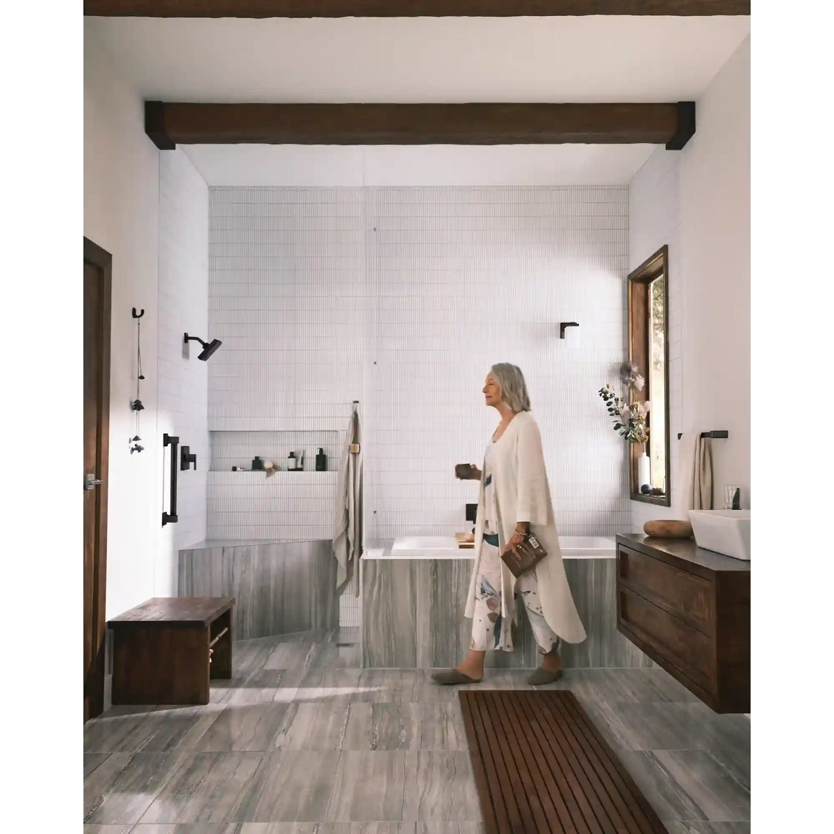 90 Degree One Globe Bath Light