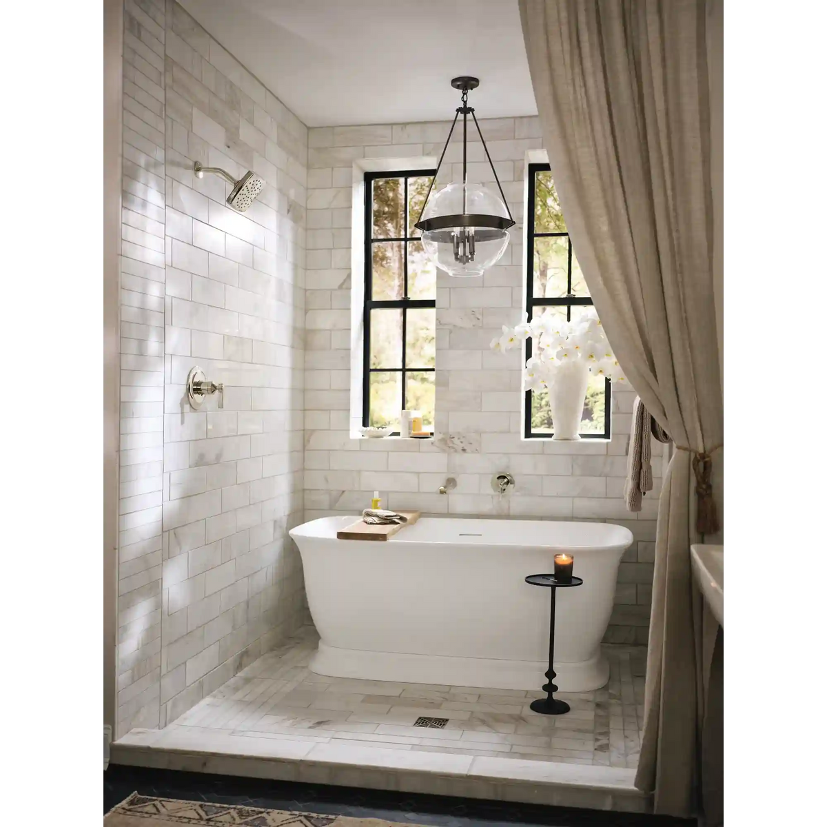 Flara One-Handle Non Diverter Wallmount Tub Filler