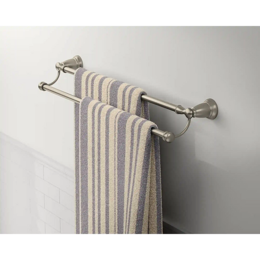 Banbury Chrome 24" Double Towel Bar