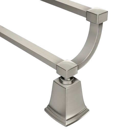 Boardwalk Chrome 24" double towel bar