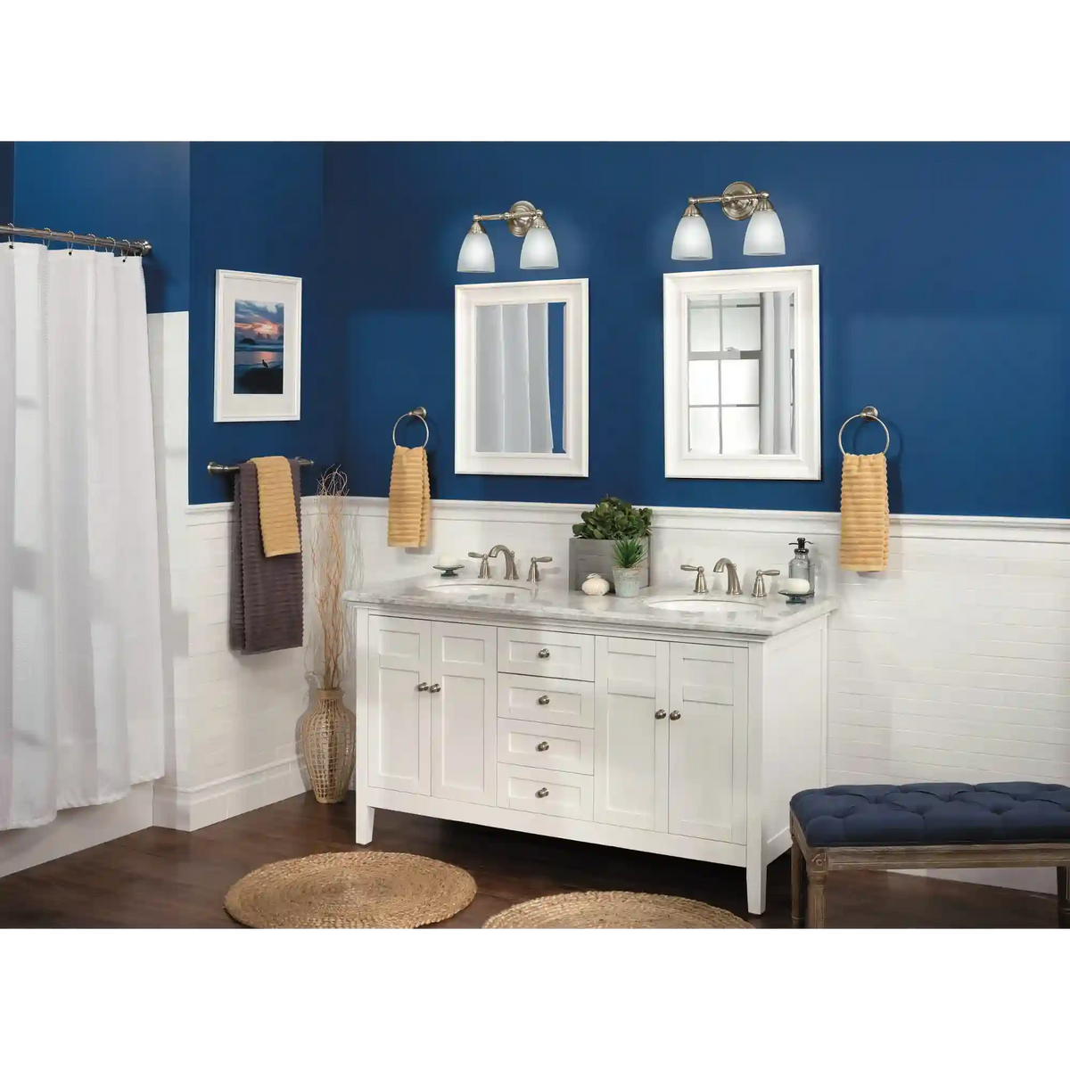 Brantford Two-Handle Low Arc Bathroom Faucet