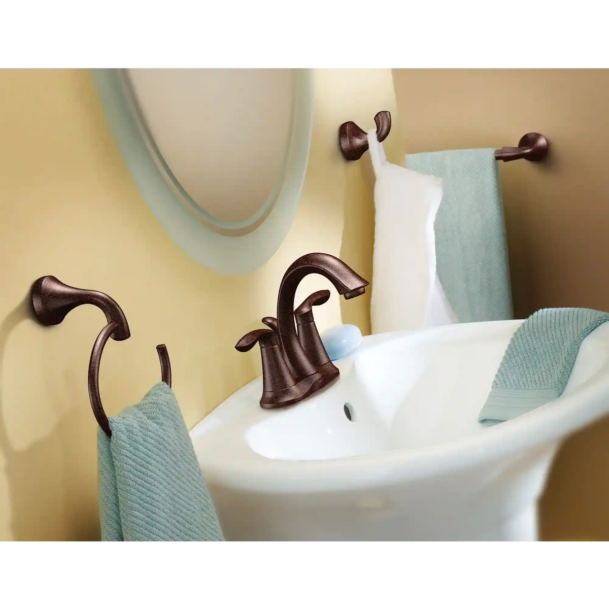 Eva Two-Handle High Arc Bathroom Faucet
