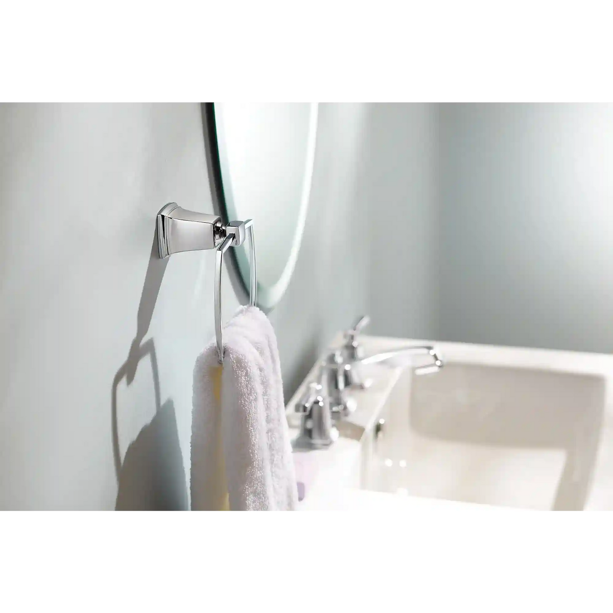 Boardwalk Two-Handle Low Arc Bathroom Faucet