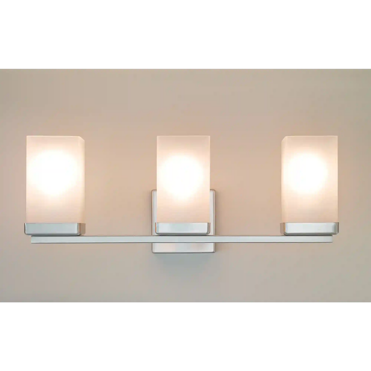90 Degree Three Globe Bath Light