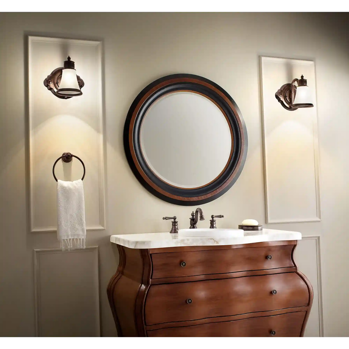 Waterhill Chrome Bath Light