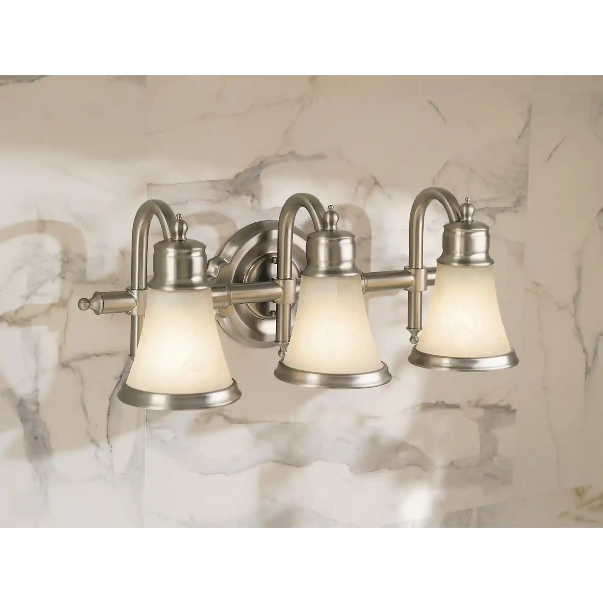 Waterhill Chrome Bath Light